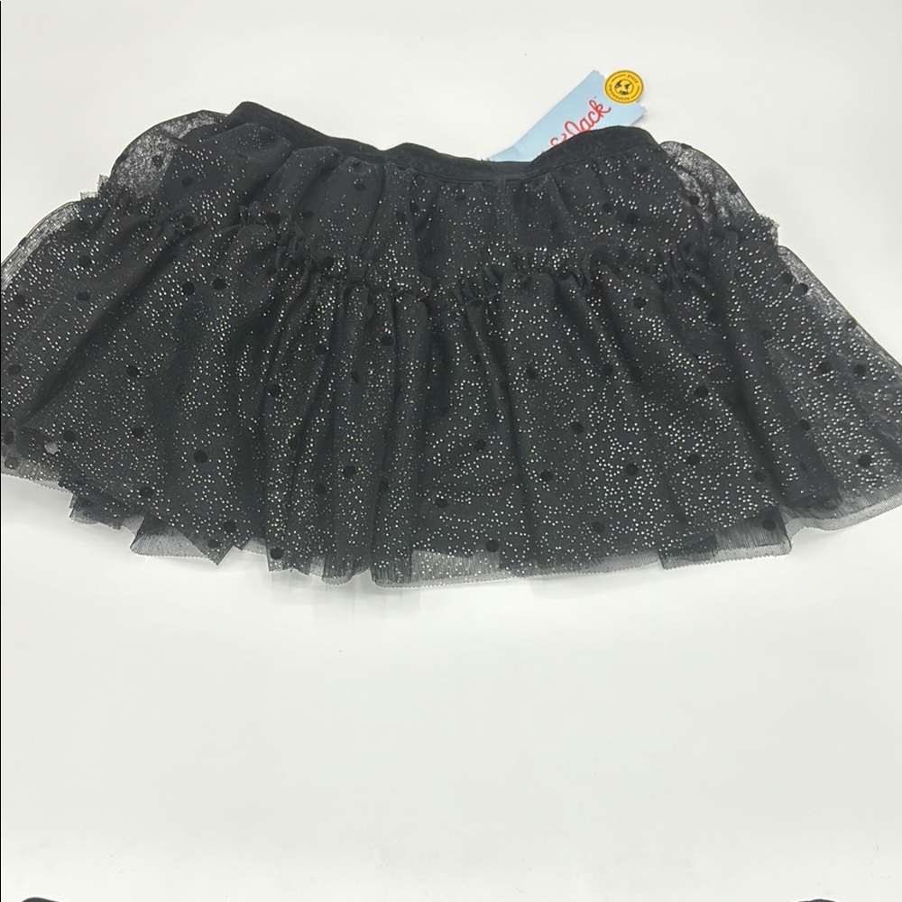 Cat & Jack Black Bubble Mini Skirt